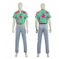 Demon Hunter Girls Group K-POPcos Clothes Shaka Demon Boys Group Green Shirt Suit Anime Character Stage Costume