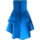 Hot sale Steampunk Renaissance Pirate Irregular Ruffle Lace-up Skirt