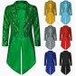 Carnival, St. Patrick's Day, Irish Green Glittering Tuxedo for Adults, Sequined and Sparkling Tuxedo Jacket