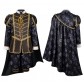 Men's Elizabethan costume, royal Mercedes-Benz King suit, aristocratic cosplay stage performance costume