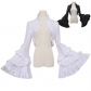 2026 New Arrival: Lolita Gothic Style Dark Slimming Halloween Outfit - Ruffled Long-Sleeved Top and Shawl