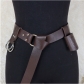 Renaissance hiking skirt hooks and rings cosplay metal double ring buckles medieval skirt belt accessories
