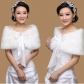 Bridal shawl, wedding dress cape, women's autumn and winter plush cape, bow vest, wedding dress cape, cheongsam, ribbon shawl