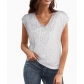 2026 Hot Selling Sequin V-Neck Top for Women, Summer European and American Style Fashion Sequin Vest