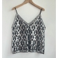 European and American style heavy sequined camisole V-neck new women's high-end vest, sexy inner and outer wear short sleeveless top