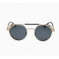 New European and American trendy sunglasses with UV protection and retro round frames