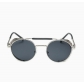 New European and American trendy sunglasses with UV protection and retro round frames