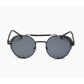 New European and American trendy sunglasses with UV protection and retro round frames