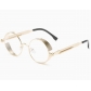 Hot-selling steampunk metal sunglasses, retro metal frame sunglasses, round thick frame, spring temples.