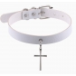 Hip-hop punk exquisite cross choker collar chain retro cross pendant necklace leather choker