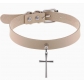 Hip-hop punk exquisite cross choker collar chain retro cross pendant necklace leather choker
