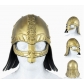 New medieval Renaissance retro Viking helmet cosplay party performance costume prop