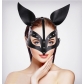 Fox mask, cross-border e-commerce, leather, cosplay party prop, half-face mask, sexy decoration for dances, animal mask.