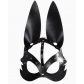 Punk Leather Bunny Mask for Proms, Halloween Carnivals, Animal Costumes and Props