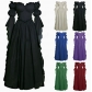 New medieval court dress, retro style, European and American stage performance long dress.
