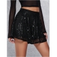 European and American style women's sequined shorts and skirts