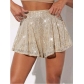 European and American style women's sequined shorts and skirts