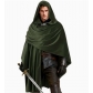 Medieval cloak cosplay knight's cape role-playing Halloween Renaissance cosplay dark style