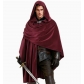 Medieval cloak cosplay knight's cape role-playing Halloween Renaissance cosplay dark style