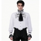 2026 New European and American Spring and Autumn Men's Renaissance Clothing Shirt Medieval Steampunk Gentleman's Top Innerwear