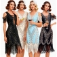 1920s Retro Ballroom Sequined Dress Cocktail Party Gown Latin Dance Competition Attire