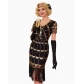 European and American 1920s Gatsby sequined dress for prom parties, Latin dance dresses, retro tassel clothing