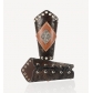 Retro Viking Medieval Leather Wristbands for Men, Punk Armguards, Cosplay Stage Costume
