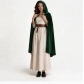 2026 New Style Suede Cape, Hobbit Queen Elf Wizard Cloak, Cosplay Style, In Stock