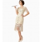1920s Gatsby retro dress, plus-size European and American style, sequined and beaded cocktail party dress