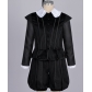 Tudor Elizabethan era role-playing costume, medieval Renaissance black outfit (including hat)