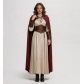Medieval adult cotton and linen cloak, Halloween wizard, hobbit, sorcerer, elf cosplay cape, in stock.