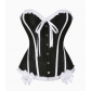 New European and American sexy court style corset bodice, retro support bustier, wearable as outerwear.
