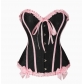 New European and American sexy court style corset bodice, retro support bustier, wearable as outerwear.