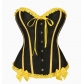 New European and American sexy court style corset bodice, retro support bustier, wearable as outerwear.