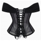 Summer off-shoulder corset, breathable mesh evening dress, waist-cinching shaping top, women's herringbone corset