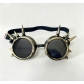 Cosplay studded steampunk protective glasses; party-themed custom crystal kaleidoscope goggles
