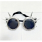 Cosplay studded steampunk protective glasses; party-themed custom crystal kaleidoscope goggles