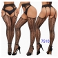 Fishnet stockings, sexy pantyhose, lingerie, jacquard suspender stockings