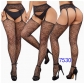 Fishnet stockings, sexy pantyhose, lingerie, jacquard suspender stockings