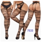 Fishnet stockings, sexy pantyhose, lingerie, jacquard suspender stockings