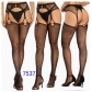 Fishnet stockings, sexy pantyhose, lingerie, jacquard suspender stockings