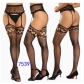 Fishnet stockings, sexy pantyhose, lingerie, jacquard suspender stockings