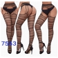 Fishnet stockings, sexy pantyhose, lingerie, jacquard suspender stockings