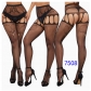 Fishnet stockings, sexy pantyhose, lingerie, jacquard suspender stockings
