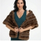 New women's fashionable, elegant, aristocratic style plush faux fur warm shawl for banquets and weddings, autumn and winter, high-end feel.