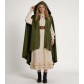 2026 New Suede Knight Cape Halloween Role-Playing Hobbit Cosplay Cape