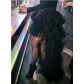 Medieval-style multi-layered midi skirt, short in the front and long in the back, versatile and gorgeous voluminous midi skirt