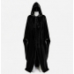Halloween vampire wizard cloak cosplay, masquerade sorcerer death god cosplay hooded cape