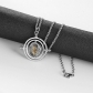 Rotating hourglass necklace accessories