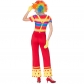 2019 Color Magician Clown Costume Cosplay Clown Costume Halloween Costume